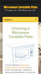 Mobile Screenshot of microwaveturntableplate.com